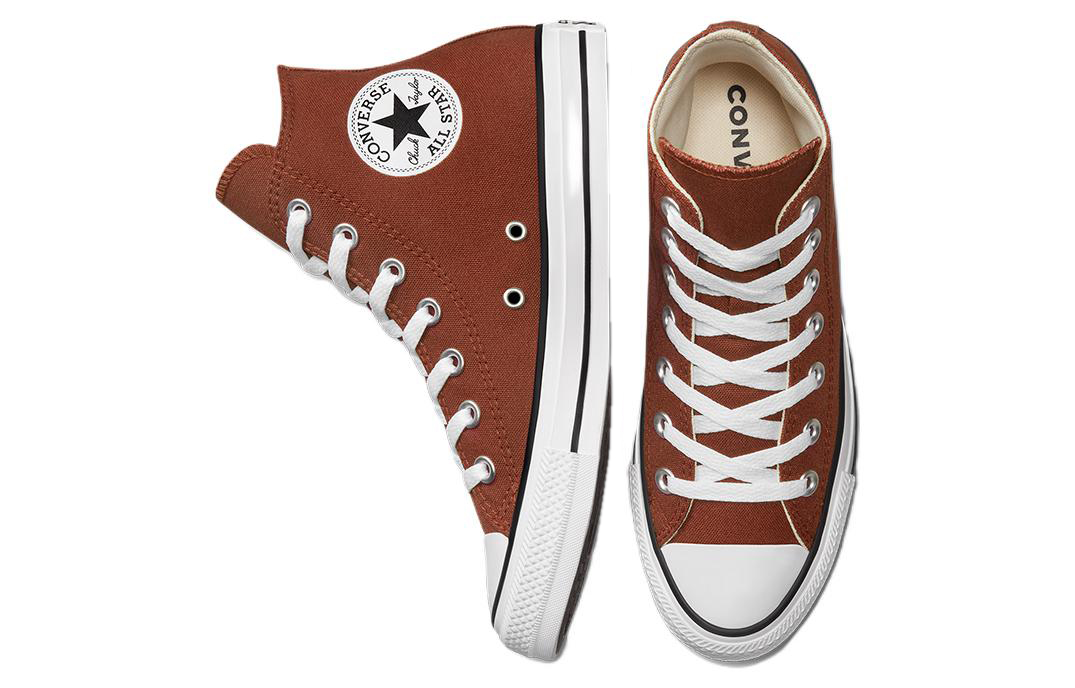 Кеды унисекс Converse Chuck Taylor All Star High Top ржаво-оранжевые, 35 EU