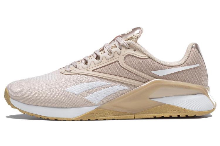 Кроссовки женские Reebok Nano X2 beige gold, 40.5 EU