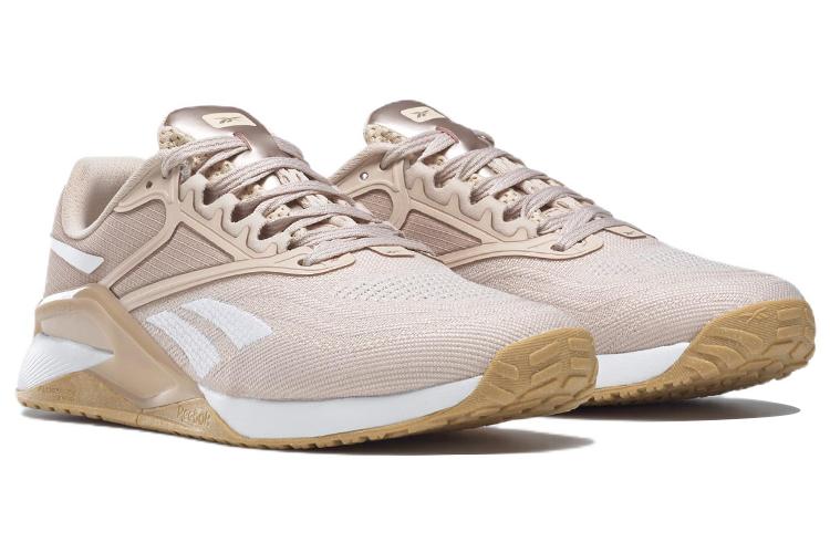 Кроссовки женские Reebok Nano X2 beige gold, 40.5 EU
