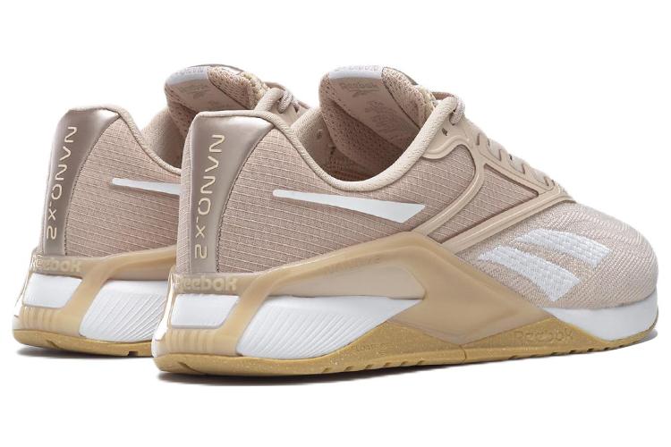 Кроссовки женские Reebok Nano X2 beige gold, 40.5 EU