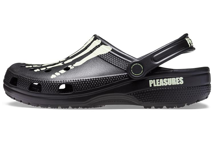 Шлепанцы унисекс Crocs Pleasures X Classic Clog светящиеся в темноте, 39-40 EU