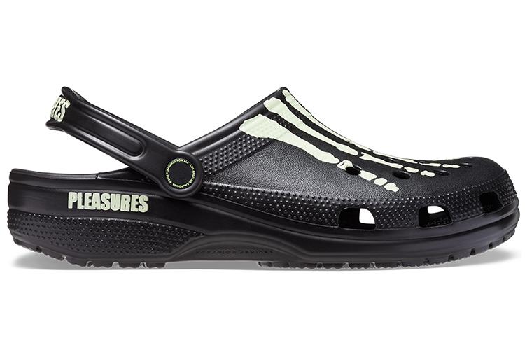 Шлепанцы унисекс Crocs Pleasures X Classic Clog светящиеся в темноте, 39-40 EU