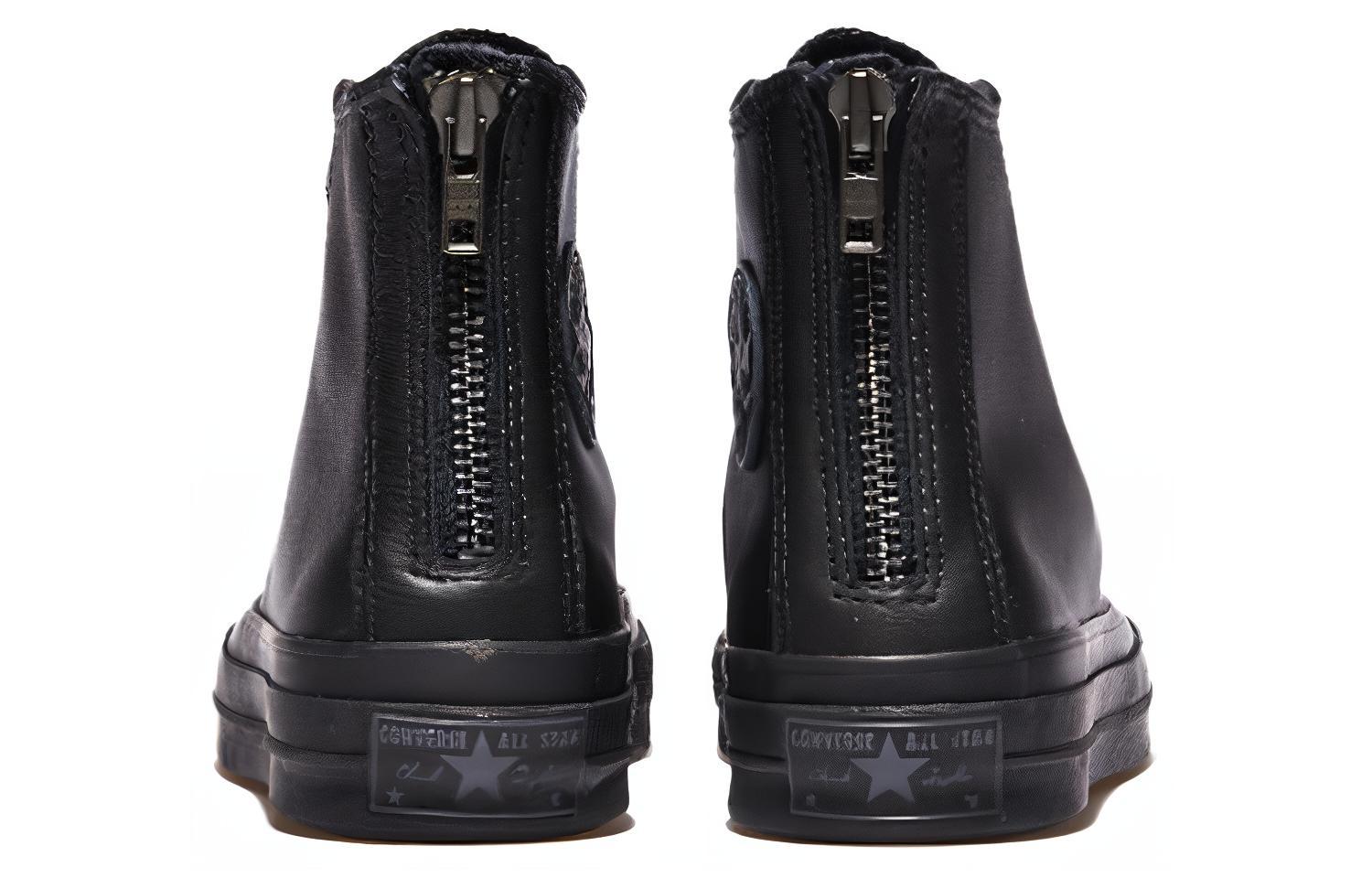 Кеды унисекс Converse Chuck 70 Back Zip черные, 37 EU