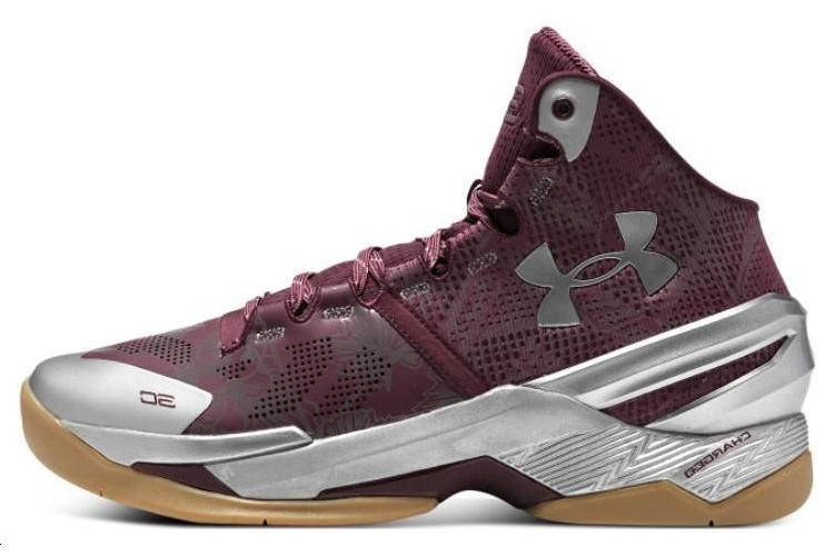 Кроссовки унисекс Under Armour Curry 2 Retro красные