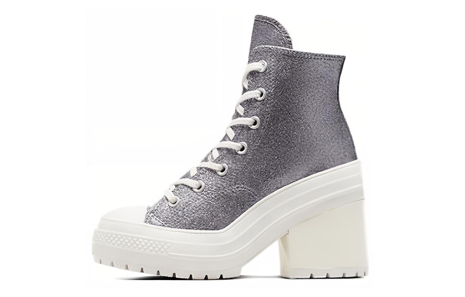 Ботинки женские Converse Chuck 70 De Luxe серые
