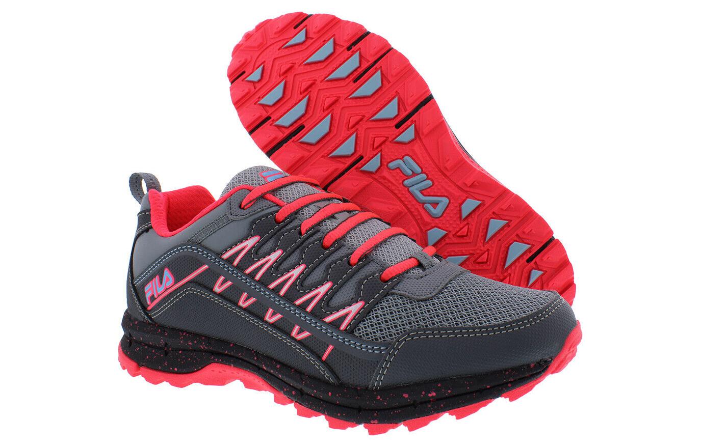 Кроссовки женские FILA 5JM01568-262 черно-красные, 37.5 EU