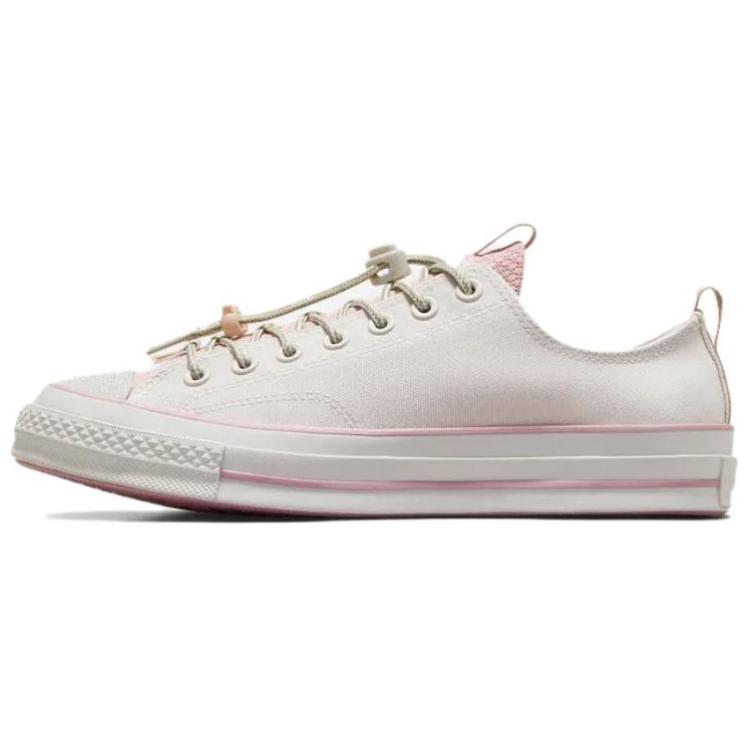 Кеды унисекс Converse Chuck 70 Low Top белые, розовые, 40 EU