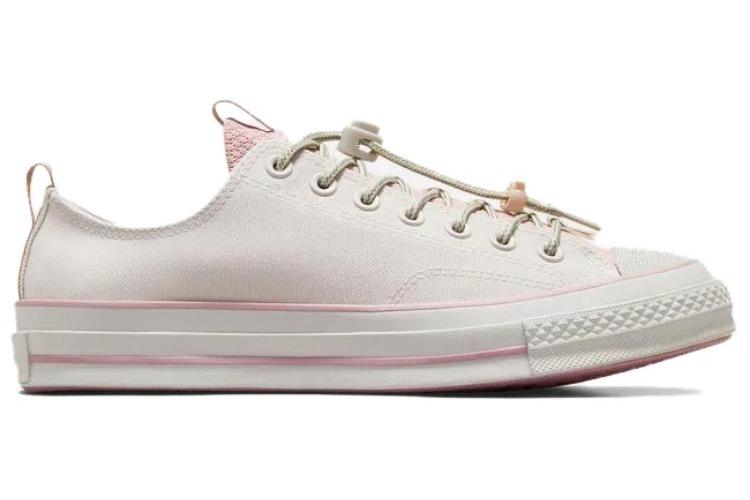 Кеды унисекс Converse Chuck 70 Low Top белые, розовые, 40 EU