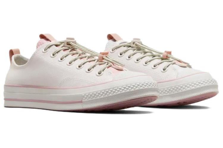 Кеды унисекс Converse Chuck 70 Low Top белые, розовые, 40 EU