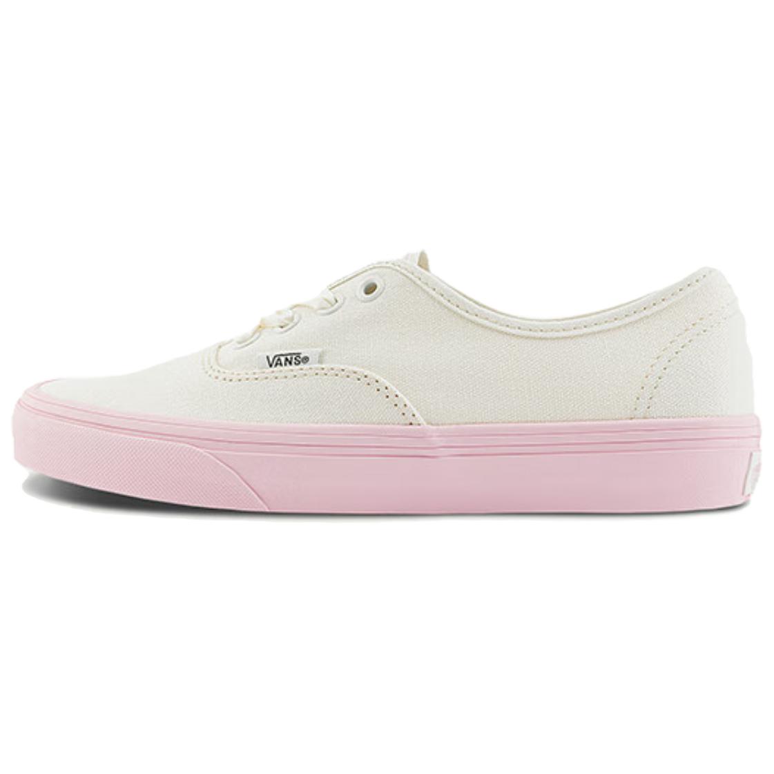 Кеды унисекс Vans Authentic Canvas белые/розовые, 36.5 EU