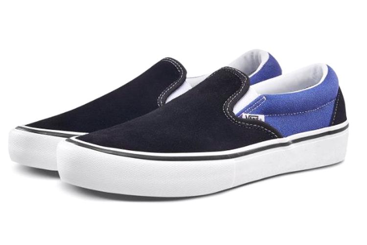 Слипоны унисекс Vans Slip On Antihero Chris Pfanner черные-фиолетовые, 38.5 EU
