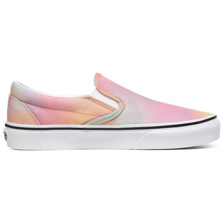 Слипоны унисекс Vans Classic Slip On Aura Shift, pink-yellow, 42 EU