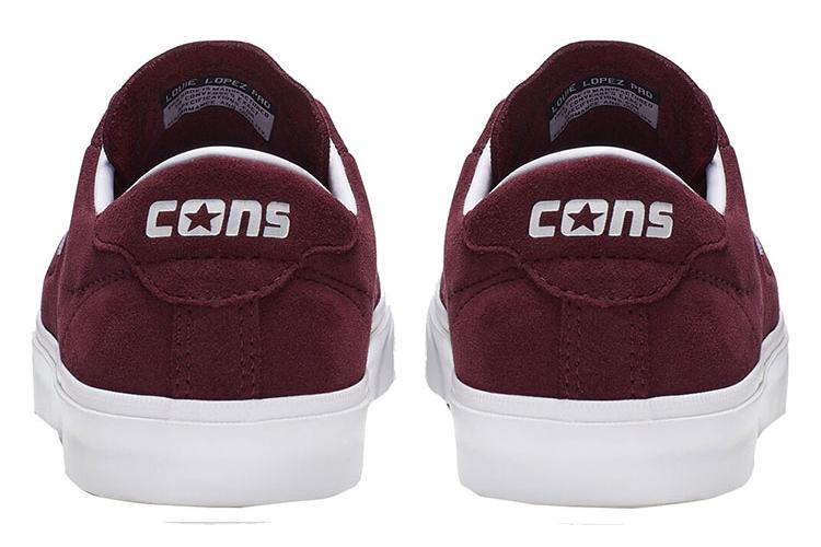 Кроссовки унисекс Converse Louie Lopez Pro Low Top красно-белые, 38.5 EU