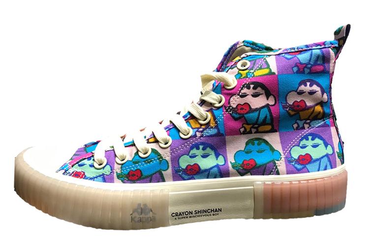 Кеды унисекс Kappa SHINCHAN KPCTFVS84-950, aqua blue