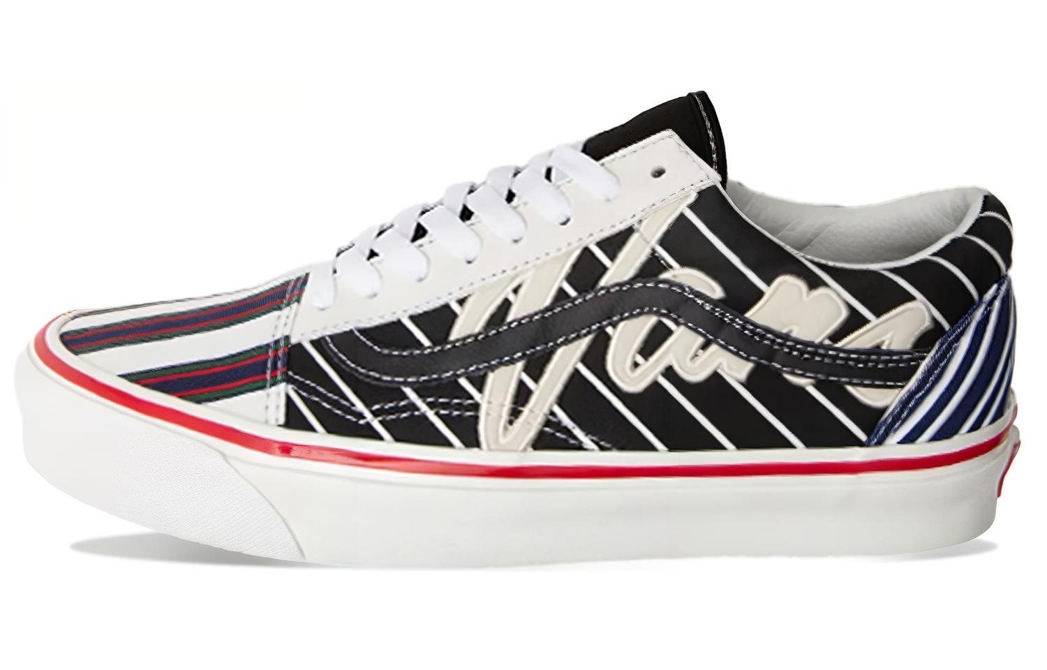 Кеды унисекс Vans Old Skool 36 Dx Anaheim Factory Patchwork League черные