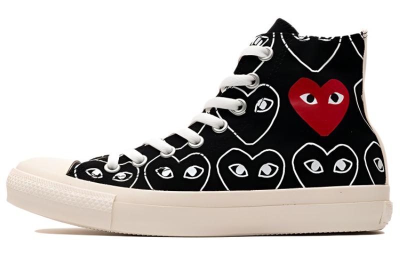 Кеды унисекс Converse Chuck Taylor All Star Multi Heart черные, 36.5 EU