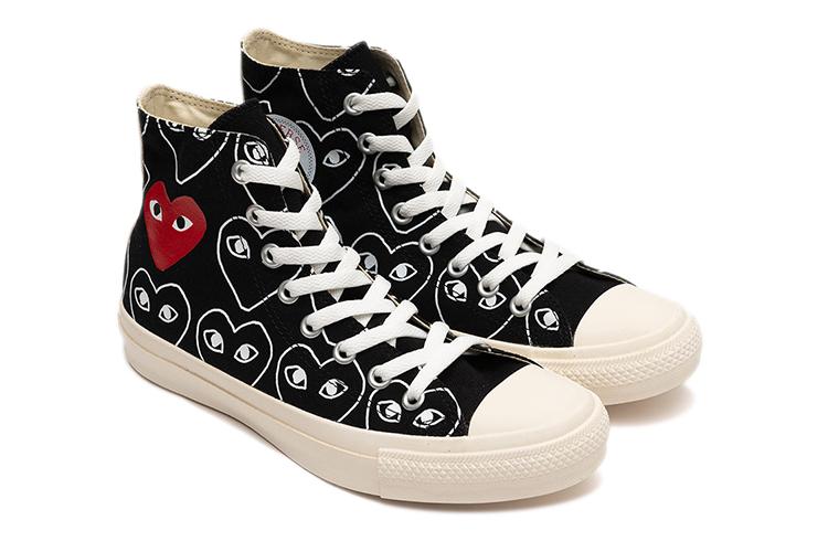 Кеды унисекс Converse Chuck Taylor All Star Multi Heart черные, 36.5 EU