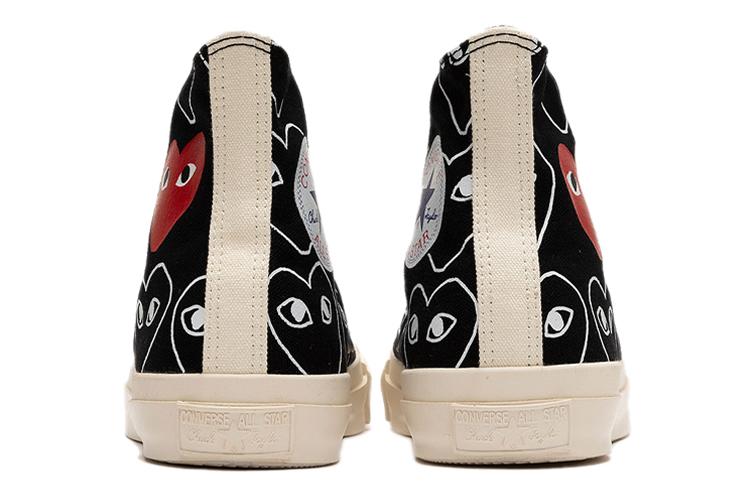 Кеды унисекс Converse Chuck Taylor All Star Multi Heart черные, 36.5 EU