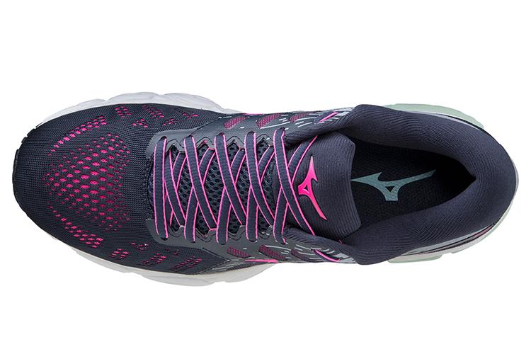 Кроссовки женские Mizuno Wave Ultima 12 черные/розовые, 36 EU