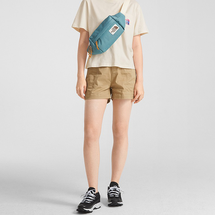 Сумка унисекс THE NORTH FACE 4L сине-зелёная