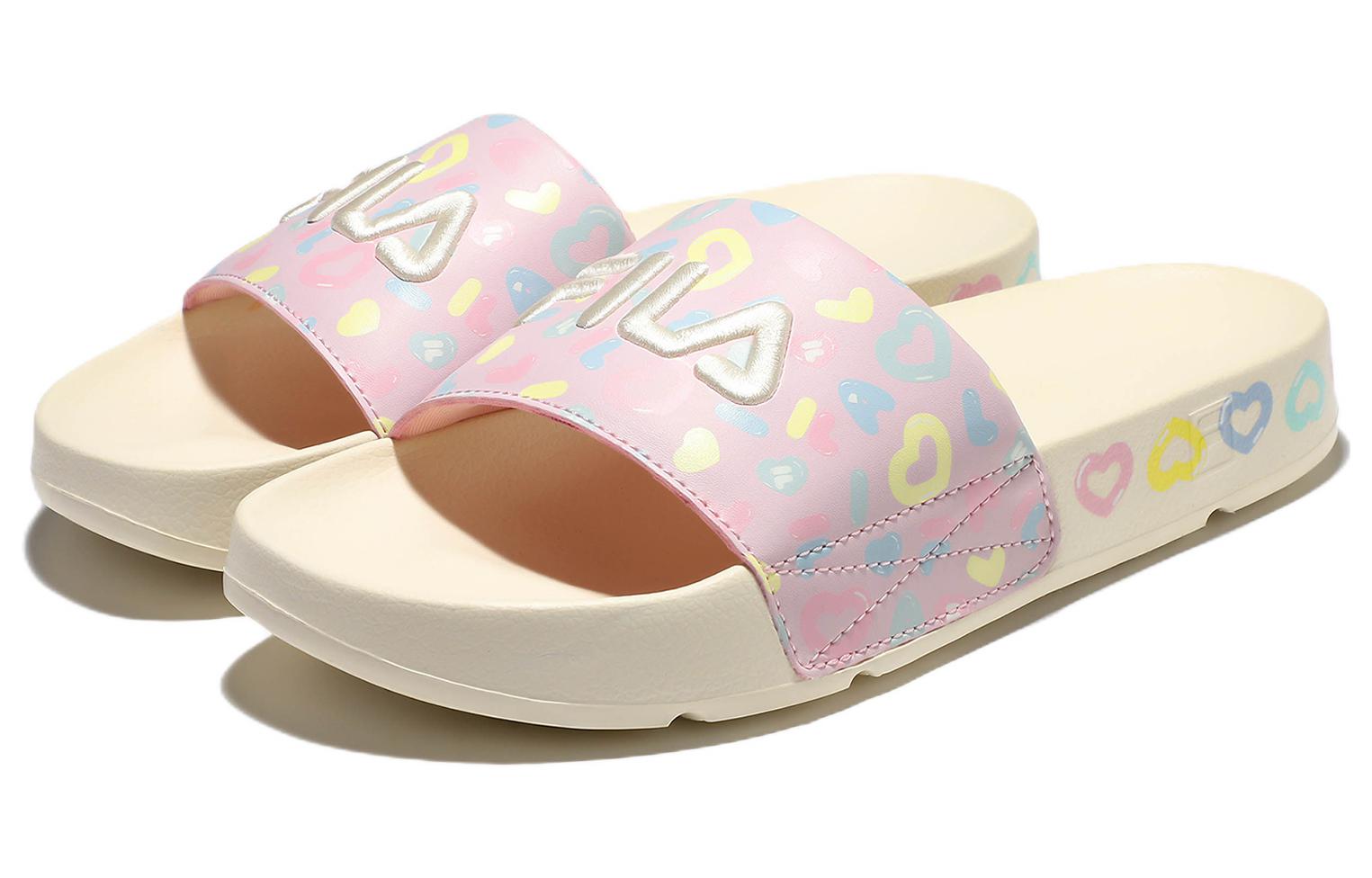 Шлепанцы унисекс FILA 1SM01619E_668 coffee/purple, 230 EU