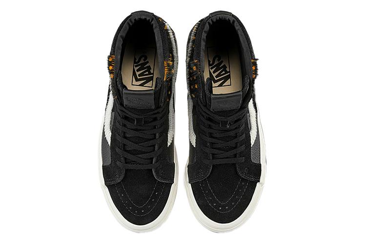 Кроссовки унисекс Vans VN0A54FBB71 черные, белые, желтые, 37 EU