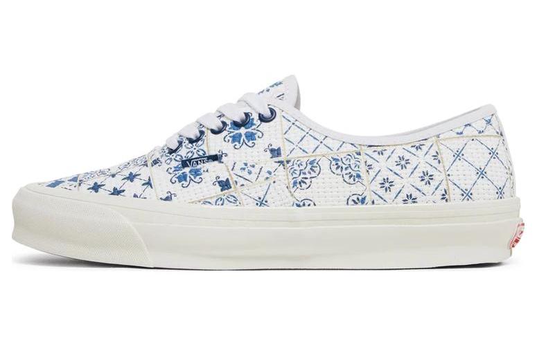 Кеды унисекс Vans OG Authentic LX Kith бело-синие, 36.5 EU