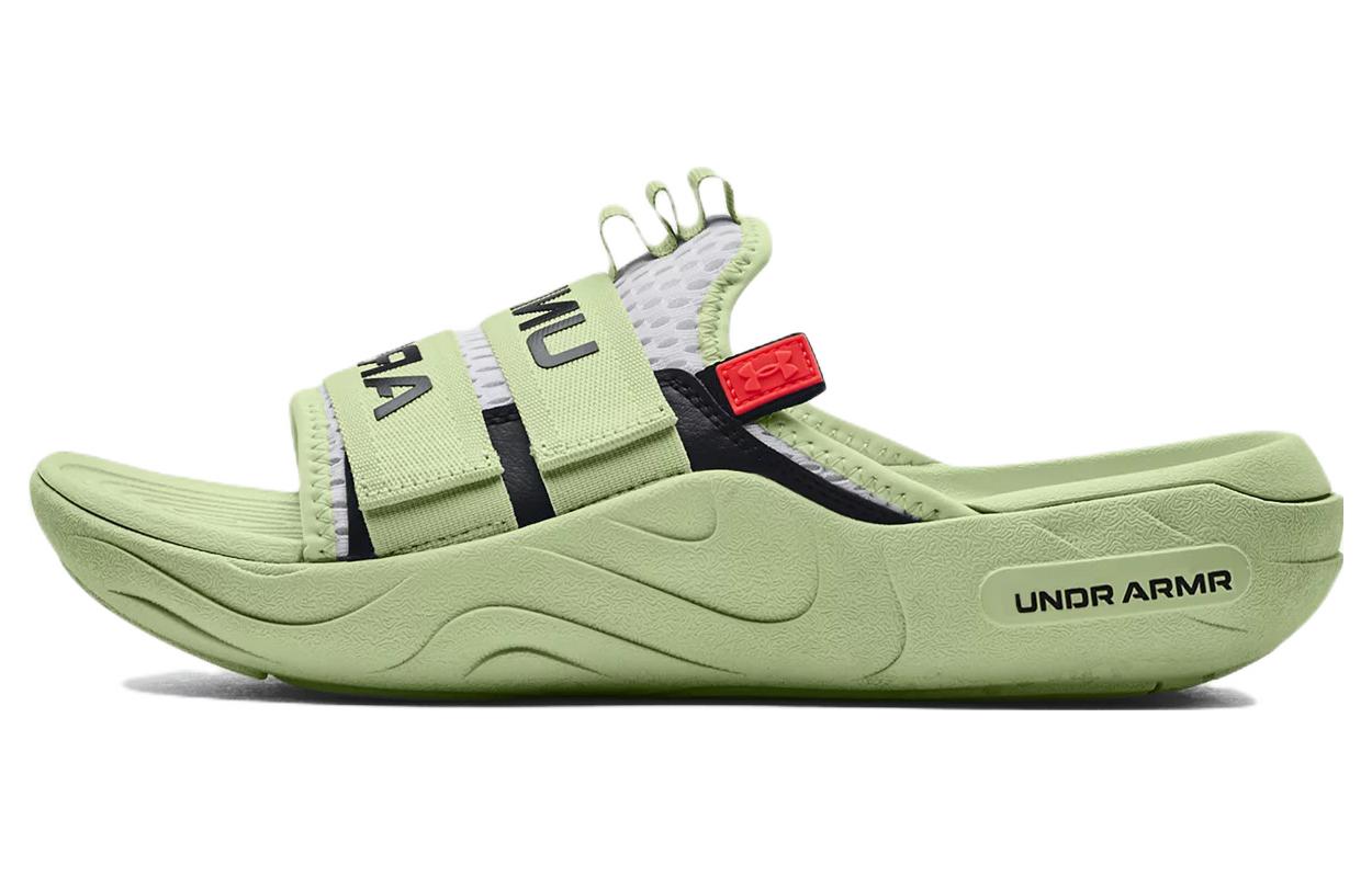 Шлепанцы унисекс Under Armour Alpha Slide 3025051-103, phosphor green