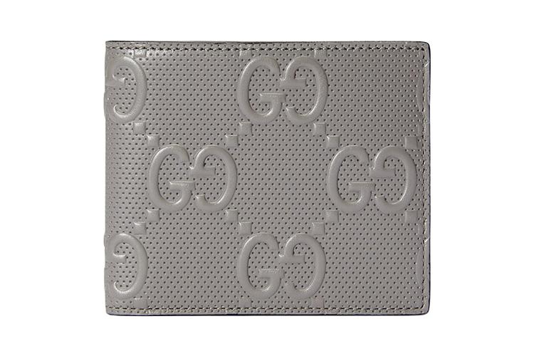 Мужские кошельки GUCCI GG Card Holder серый