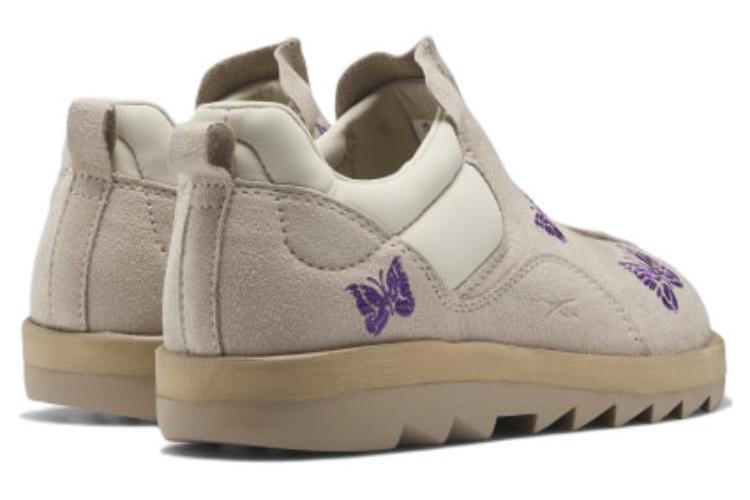 Кроссовки унисекс Reebok Needles X Beatnik beige purple, 43 EU