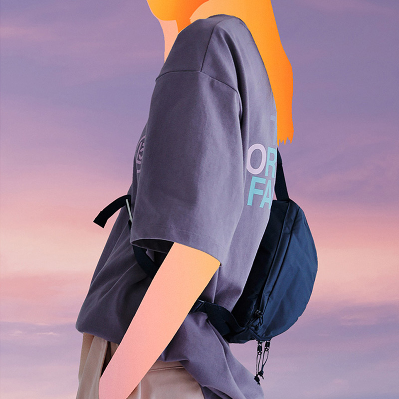 Поясная сумка унисекс THE NORTH FACE CLOT NF0A873J-8K2 синий/черный