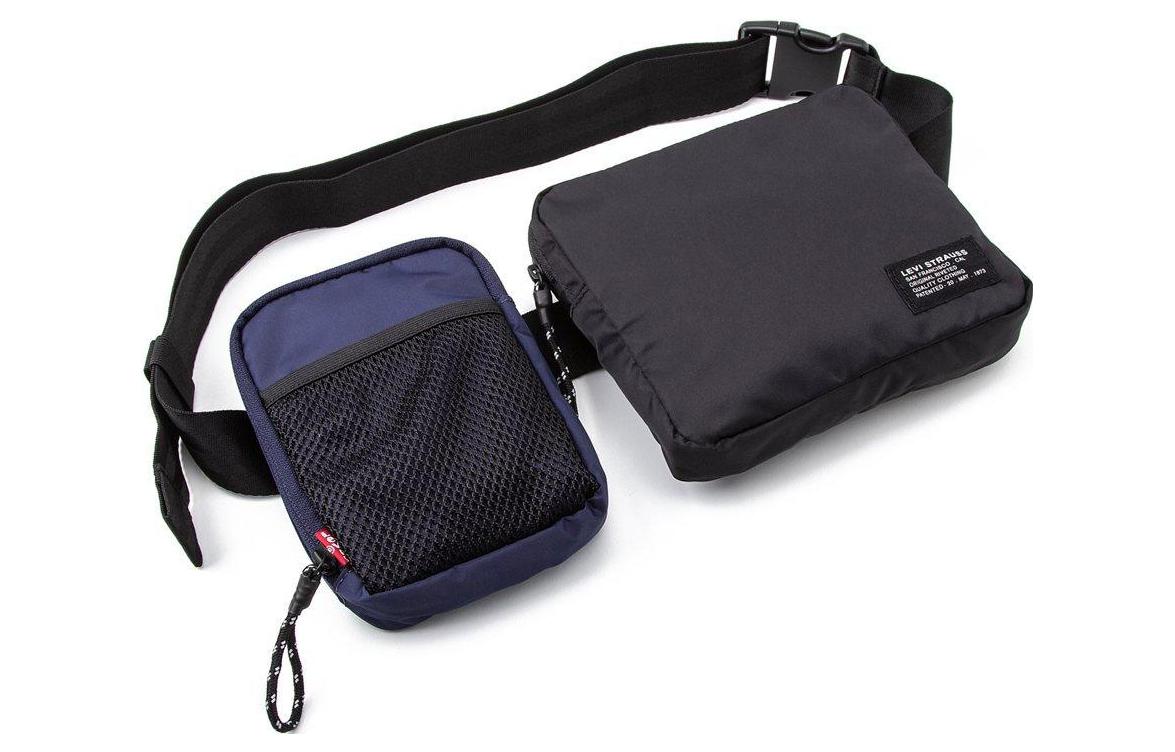 Сумка мужская Levi's D6673-0002 черная/синяя