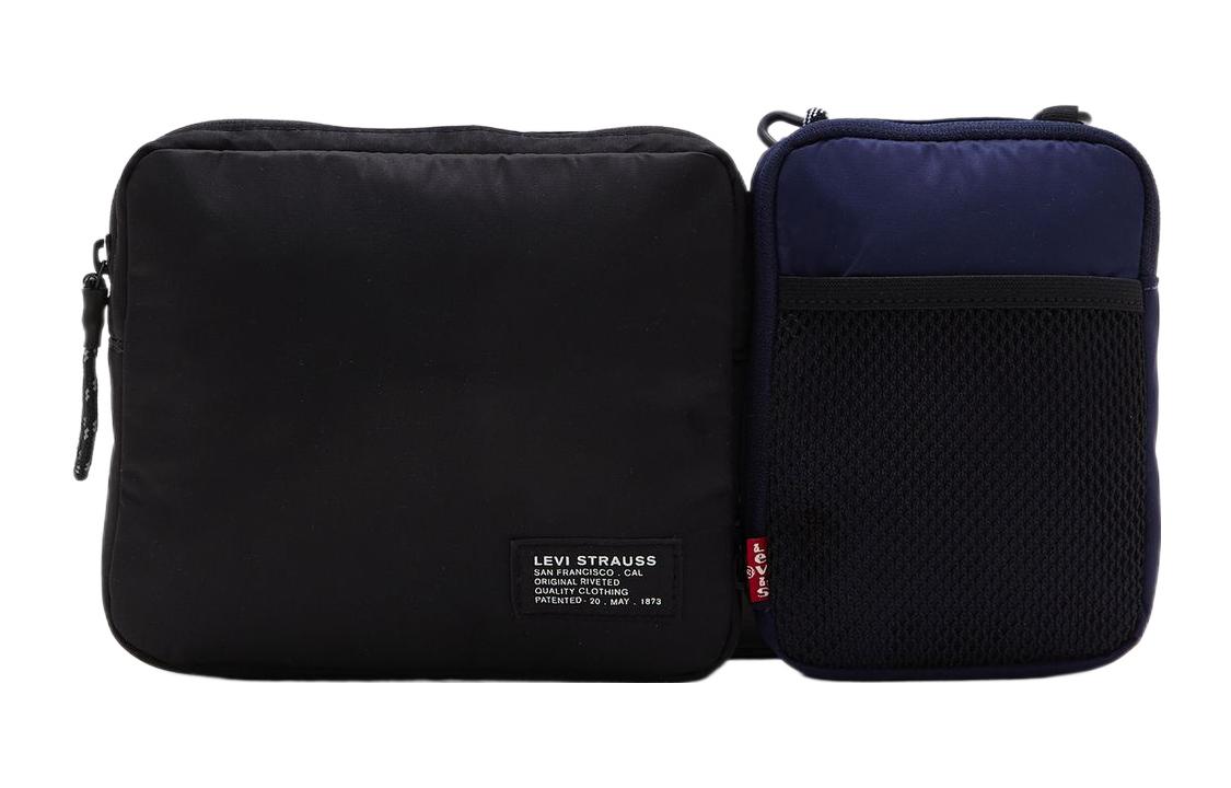 Сумка мужская Levi's D6673-0002 черная/синяя