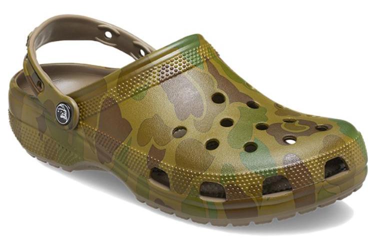 Шлепанцы унисекс XLARGE x Crocs 208878-960 камуфляж, 36-37 EU