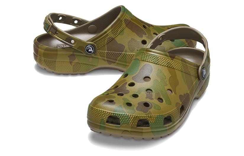 Шлепанцы унисекс XLARGE x Crocs 208878-960 камуфляж, 36-37 EU