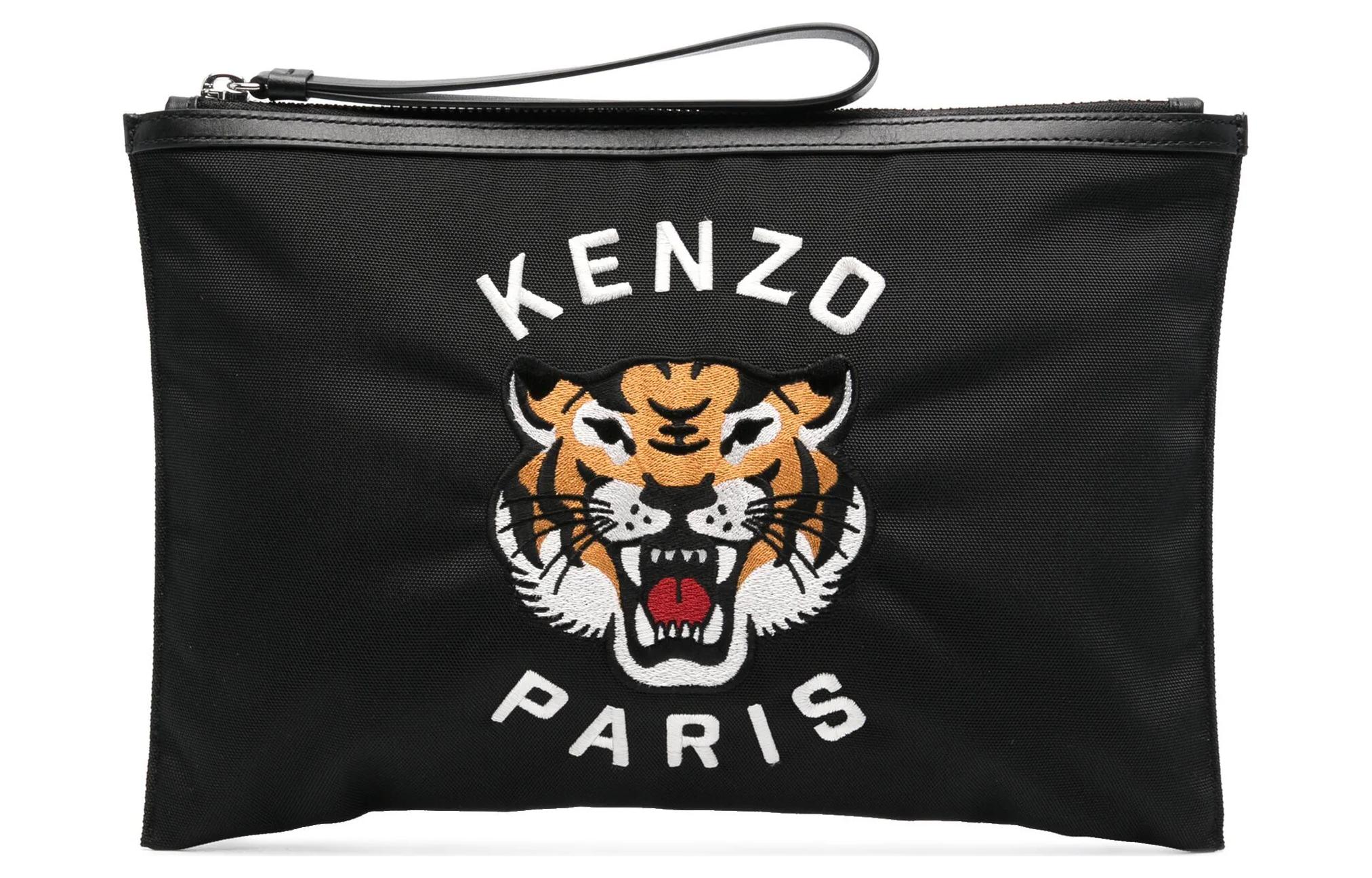 Сумка мужская KENZO FE55PM612F2799 черно-оранжевая