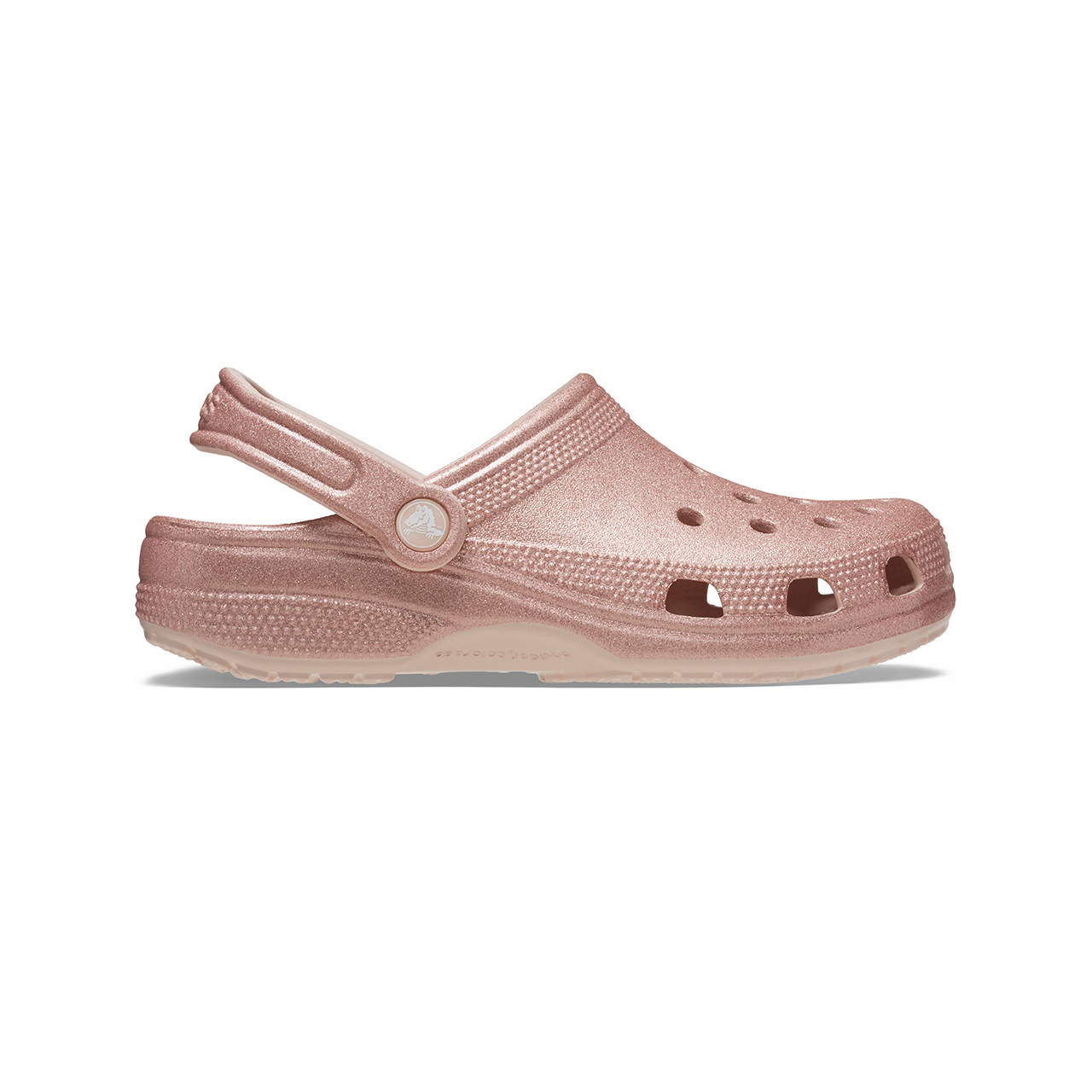 Шлепанцы женские Crocs Classic Glitter розовые, 37-38 EU