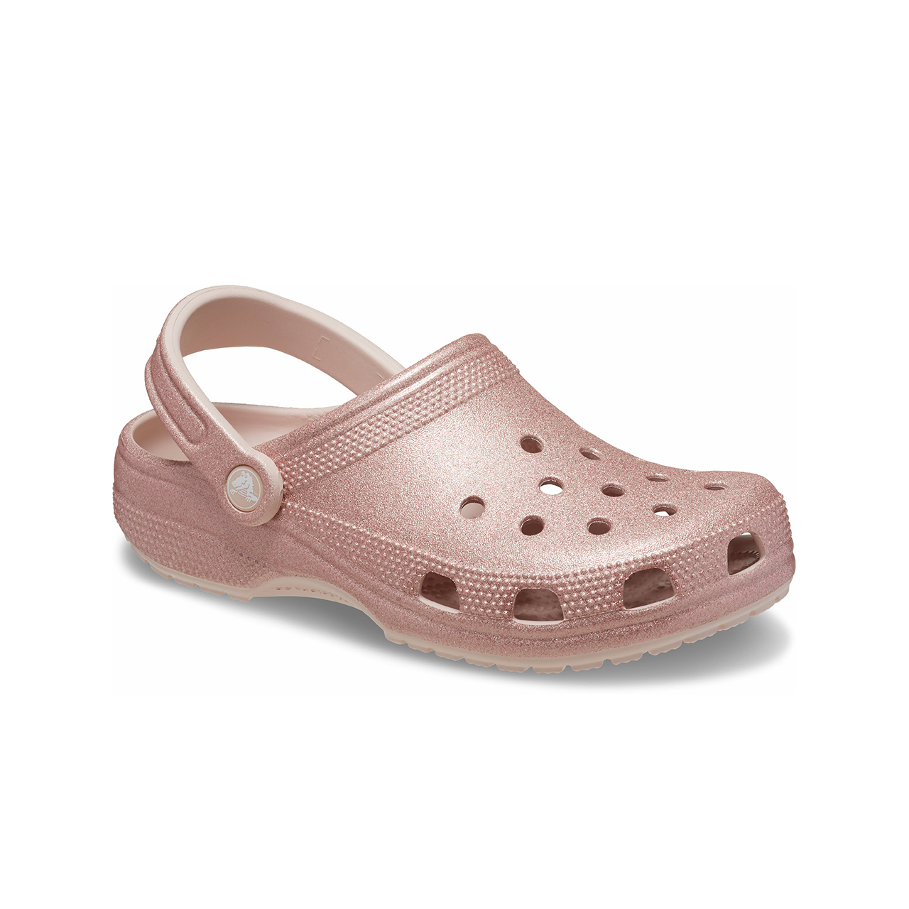 Шлепанцы женские Crocs Classic Glitter розовые, 37-38 EU