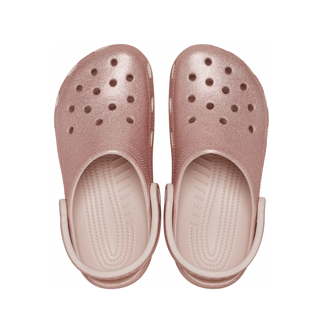 Шлепанцы женские Crocs Classic Glitter розовые, 37-38 EU