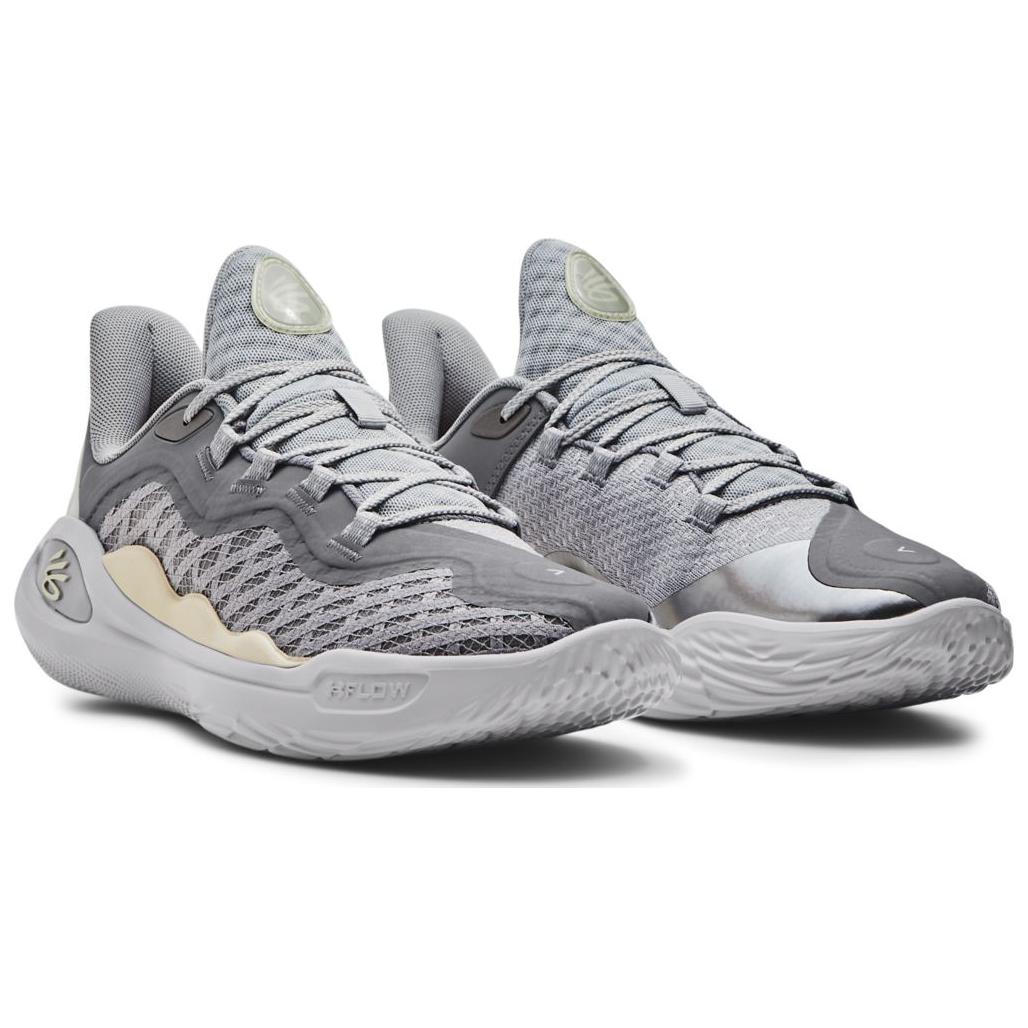 Кроссовки унисекс Under Armour Curry 11 серые, 42.5 EU