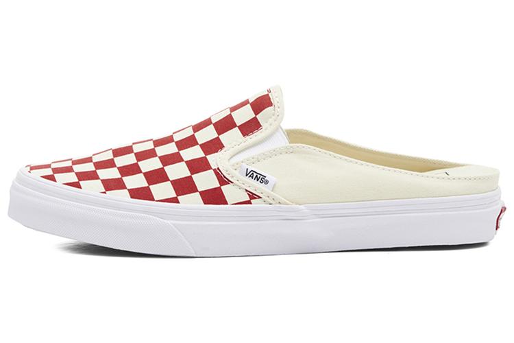 Слипоны унисекс Vans Slip-On Low-Top красно-белые