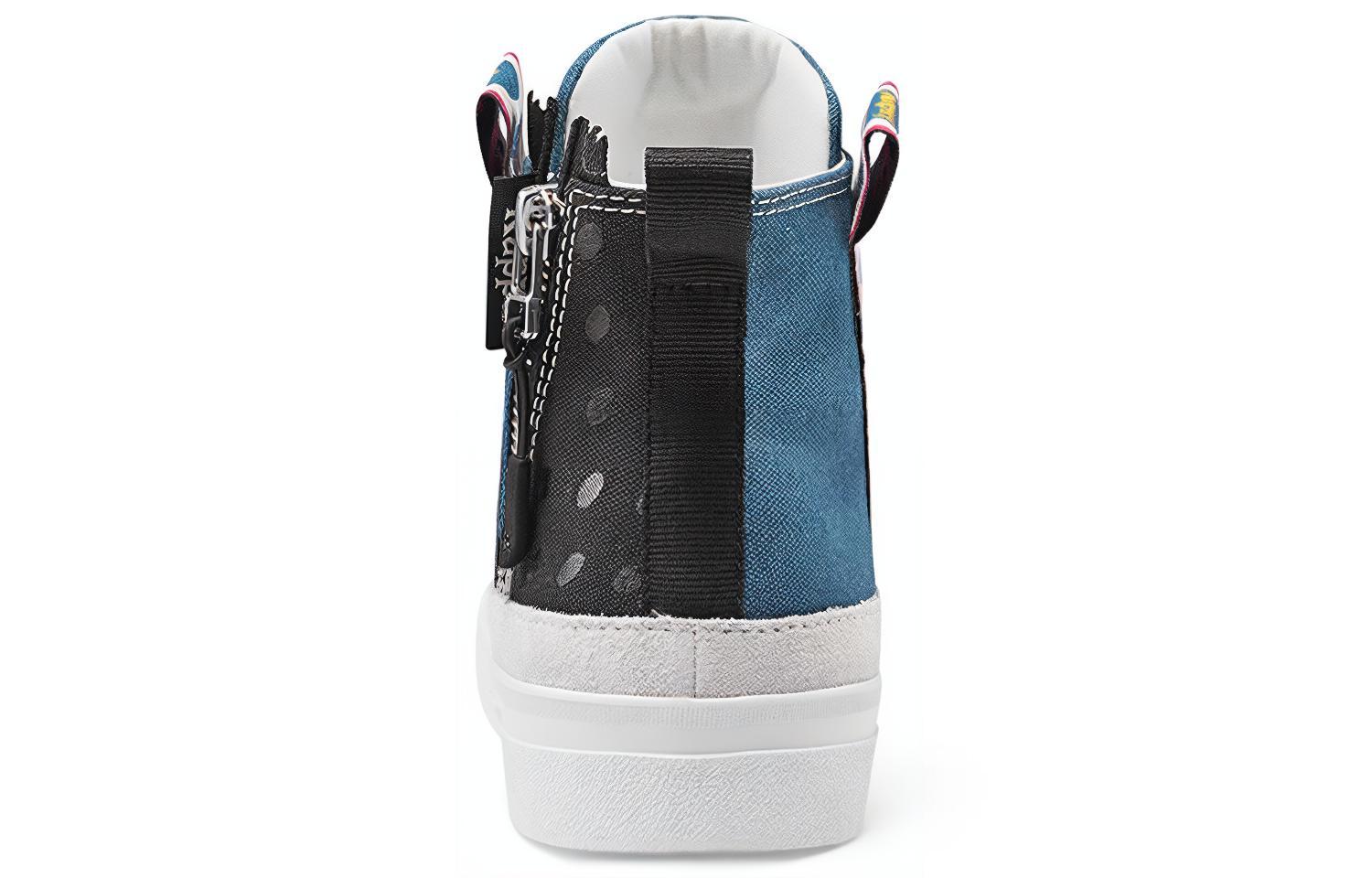 Кеды унисекс Kappa PLAYER сине-черные, 36 EU