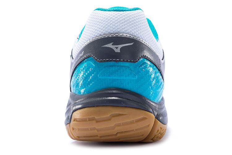 Кроссовки унисекс Mizuno Smash L04 белые/синие, 40 EU