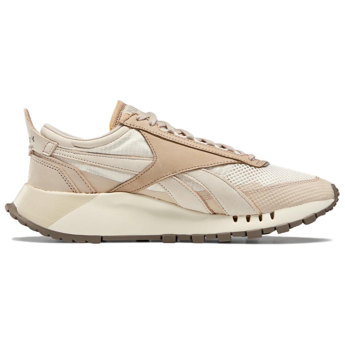 Кроссовки унисекс Reebok Classic Leather Legacy Pleasures бежевые, 37.5 EU
