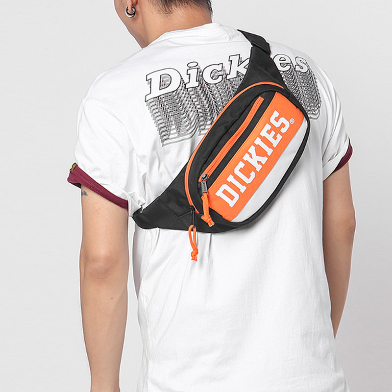 Сумка унисекс Dickies Croissant Bag Sling Bag Crossbody оранжево-черная