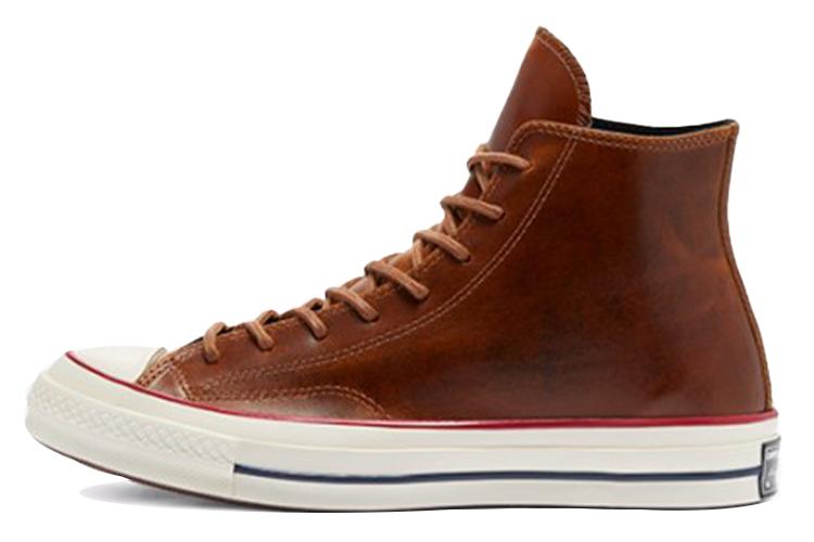 Кеды унисекс Converse Chuck 70 High Color Leather коричневые