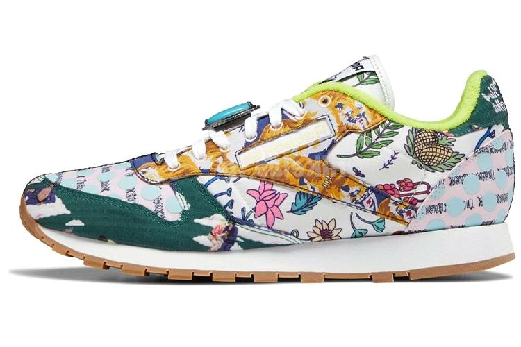 Кроссовки мужские Reebok Classic Leather Jurassic Park белые, 42 EU