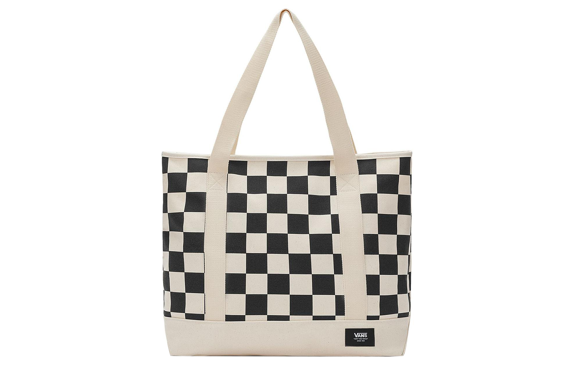 Сумка унисекс Vans VN0A7PEQ3KS черно-белая