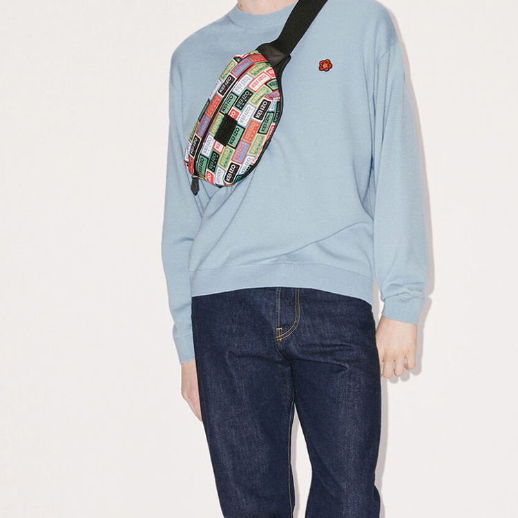 Поясная сумка унисекс KENZO FD55SA607F31-MU зеленая