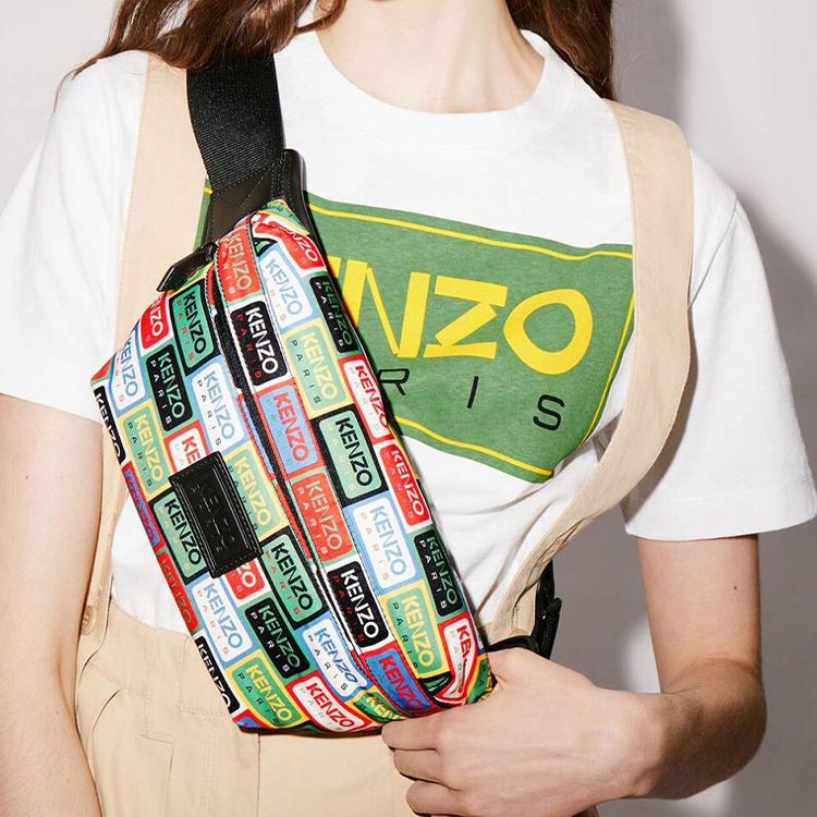 Поясная сумка унисекс KENZO FD55SA607F31-MU зеленая